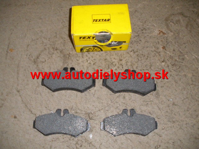 MERCEDES BENZ SPRINTER 2/00-4/06 -  zadné brzdové platničky sada