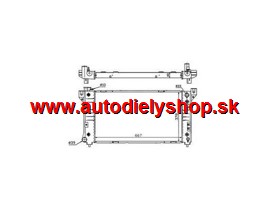 Rover 45 1/00-7/04 chladič vodný