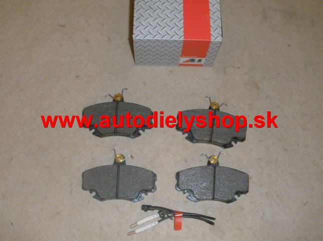 Dacia SANDERO 6/08- Predné platničky SADA (ZN A.B.S.)