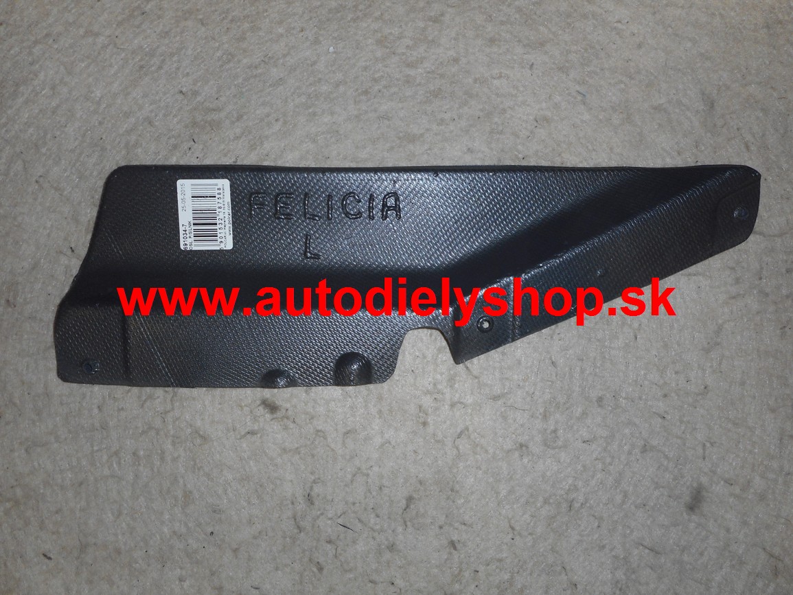 Škoda Felicia 1/98-8/01 Kryt pod motor/ĺavý