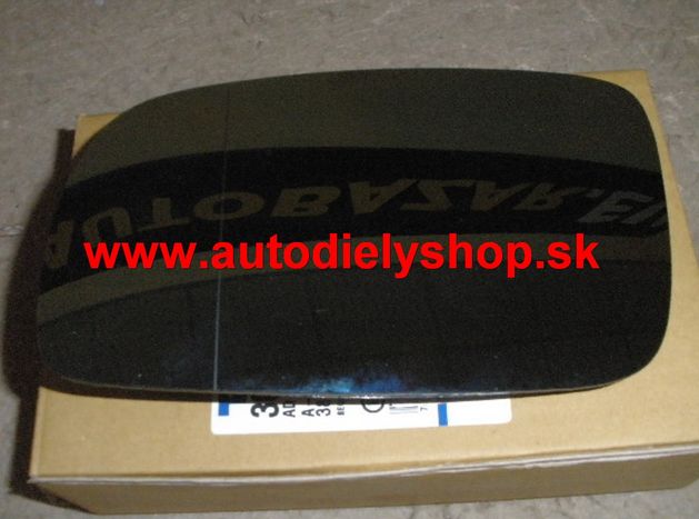 Škoda Octavia 97-04 sklo zrkadla Lavé,vyhrievané,velké modré