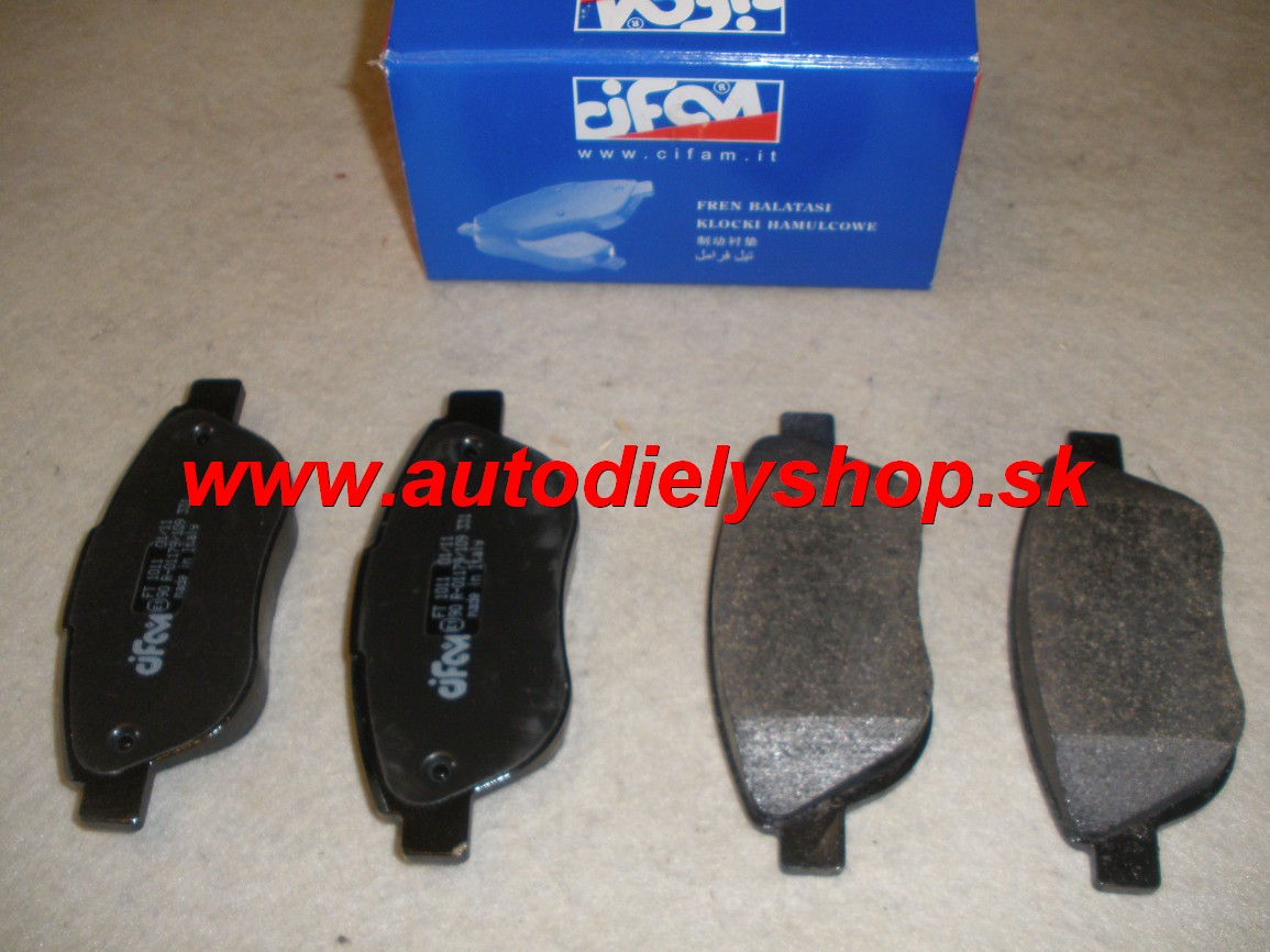  Citroen C5 3/01-9/04 predné platničky 1,8i-2,0i-2,0HDi 	