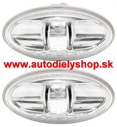 Citroen C5 10/04-1/08 bočné smerovky číre sada L+P 