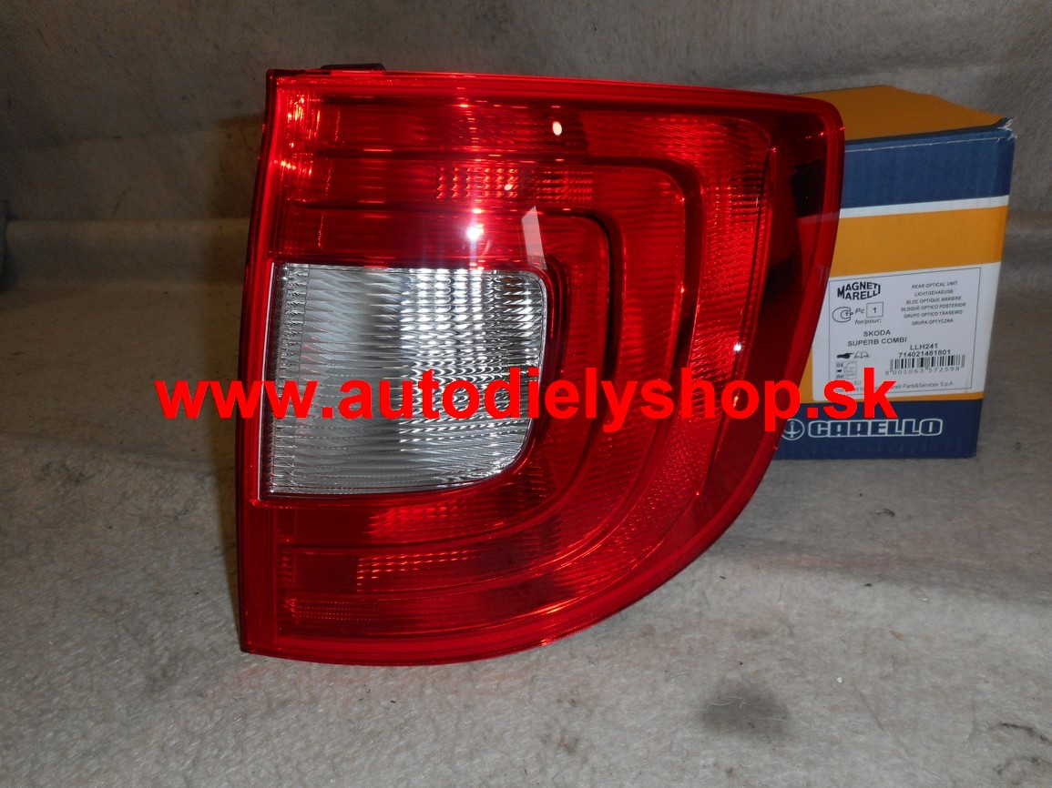 Škoda SUPERB II 3/2008- zadné svetlo Pravé,KOMBI prvovýroba