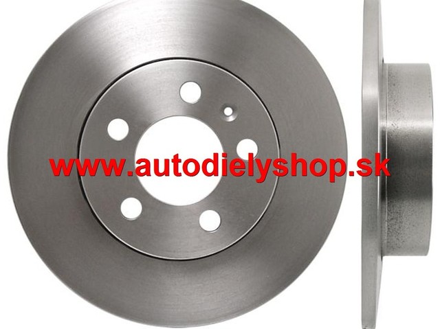 VW CADDY 3/04- zadné kotúče 260mm Sada,plné CIFAM