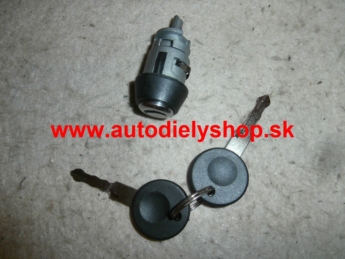 VW GOLF III 9/91-4/99 vložka spínacej skrinky + 2 klúče/ r.v. 91