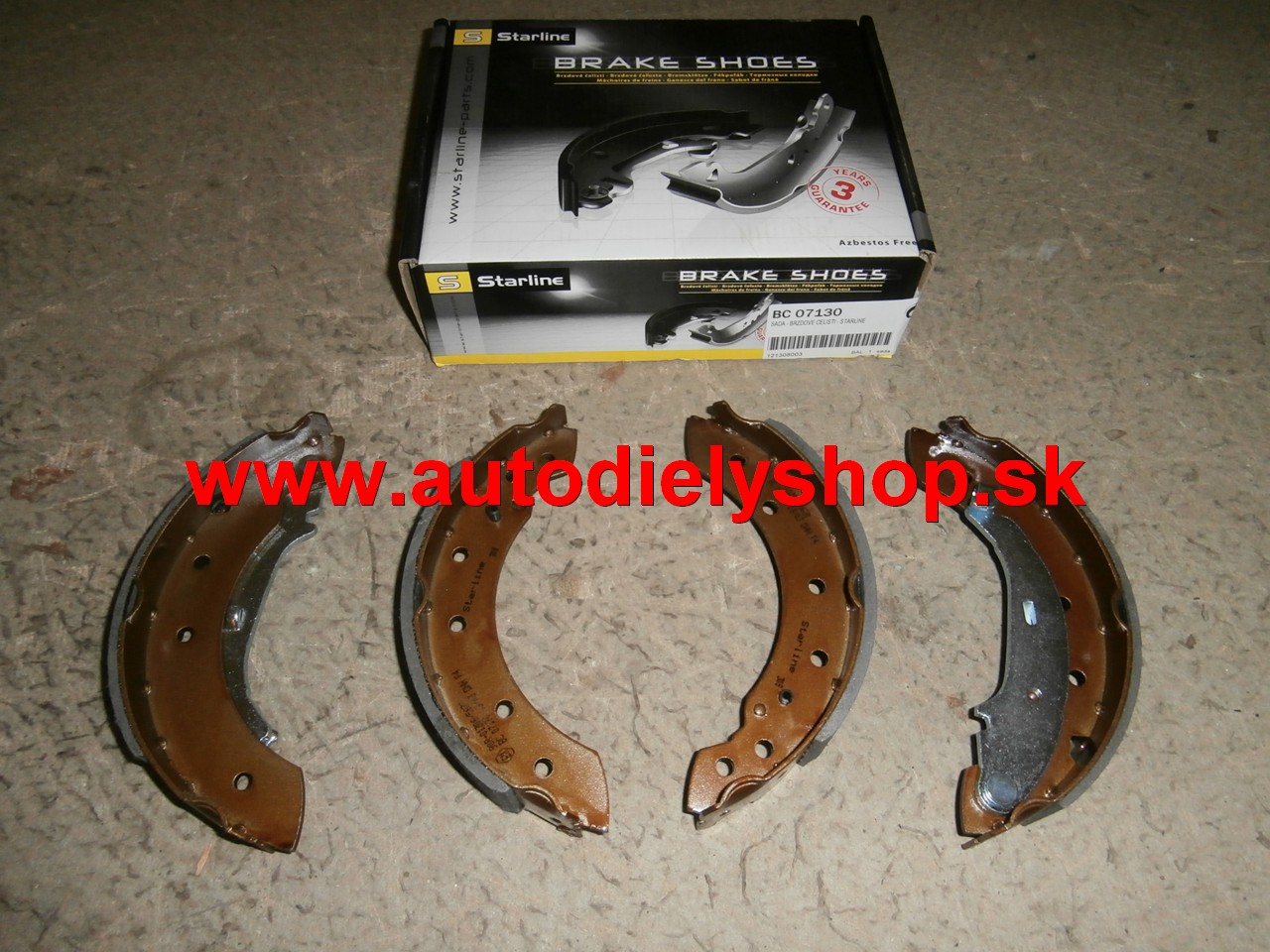 Peugeot 106 6/96- zadné brzdové čeluste sada priemer 203mm