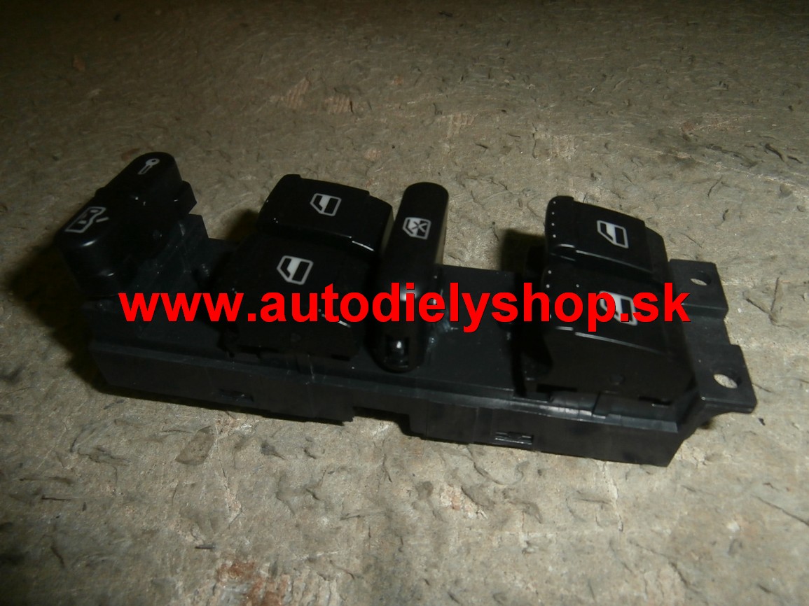 VW GOLF IV 97-03 spínač otvárania predných okien,štvoritý Lavý