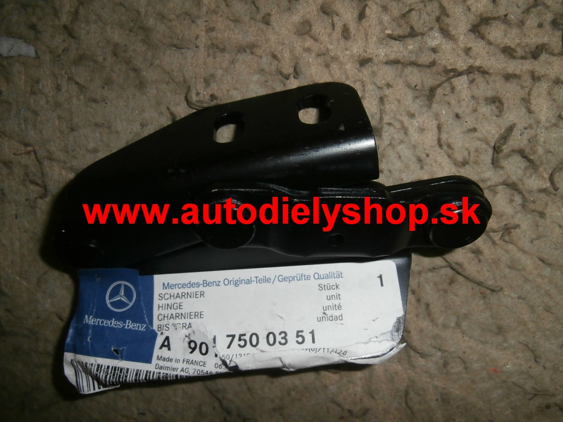  Mercedes SPRINTER 4/00-4/06  pant na kapotu pravý original