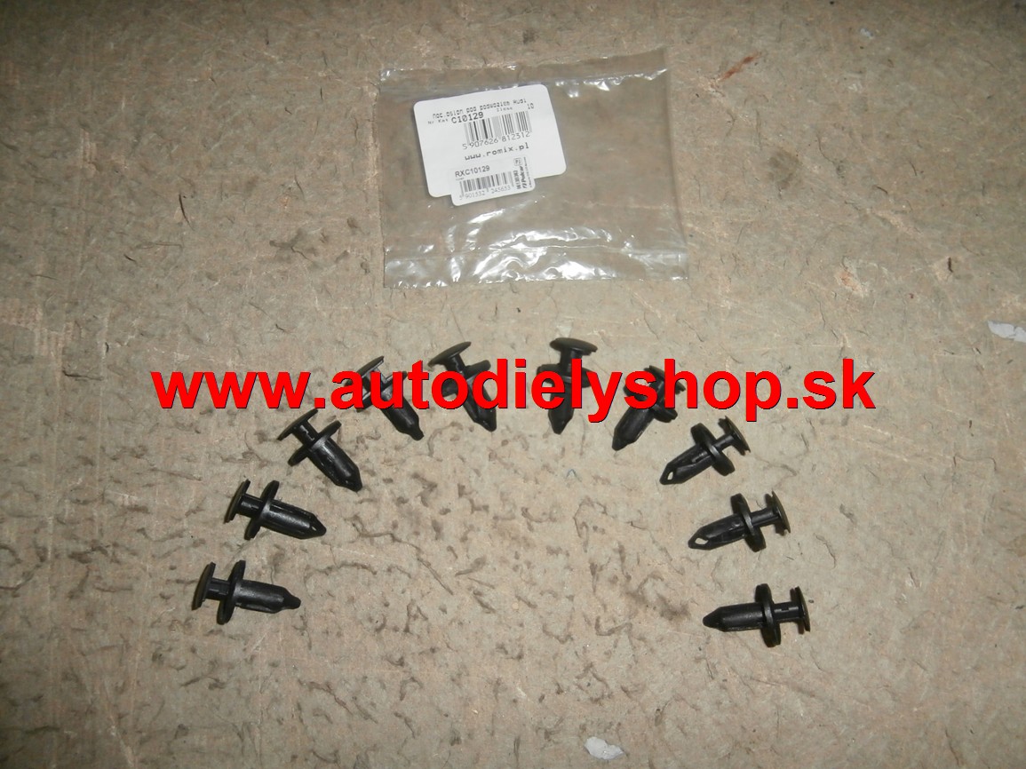 VW GOLF V Plus 01/05- príchytky krytou pod motor 10 ks