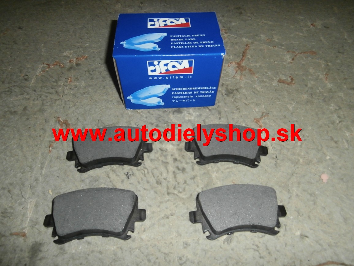 VW PASSAT "B6" 01/05- zadné platničky Sada / CIFAM /