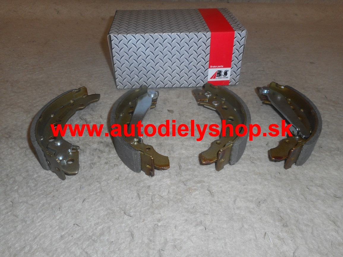 VW POLO 10/94-9/99 zadné čeluste 180mm Sada / A.B.S /