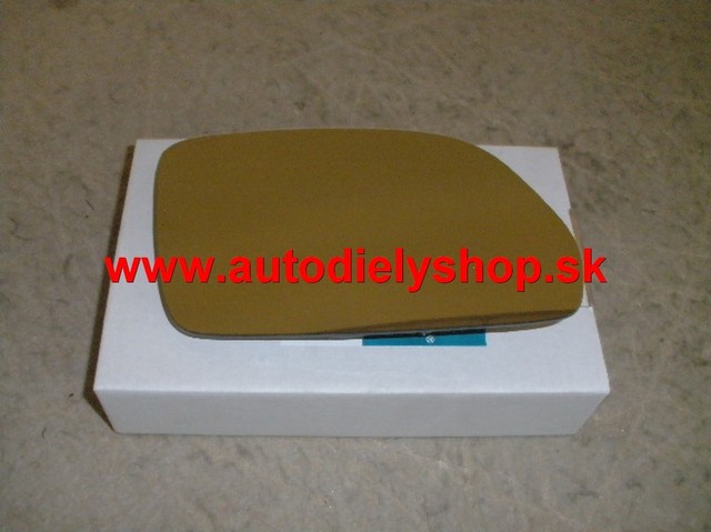 VW Polo 10/99-12/01 sklo zrkadla Pravé,malé chromové