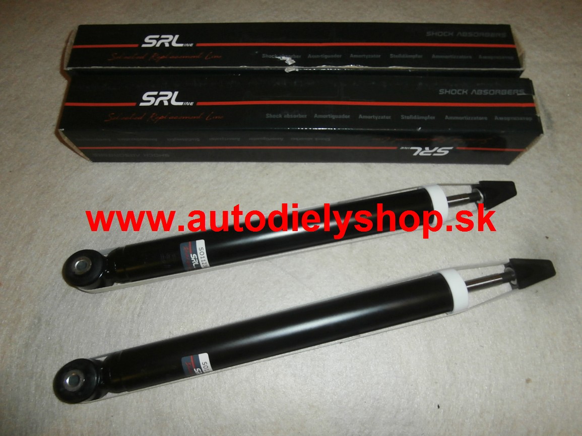 VW POLO 3/05-6/09 zadné tlmiče Sada L+P / SRL /