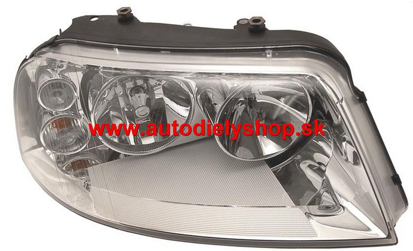 VW Sharan 5/00- predné svetlo xenon D2S+H7 Pravé