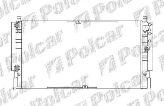 VW TRANSPORTER CARAVELLE 9/96-02 chladič vody