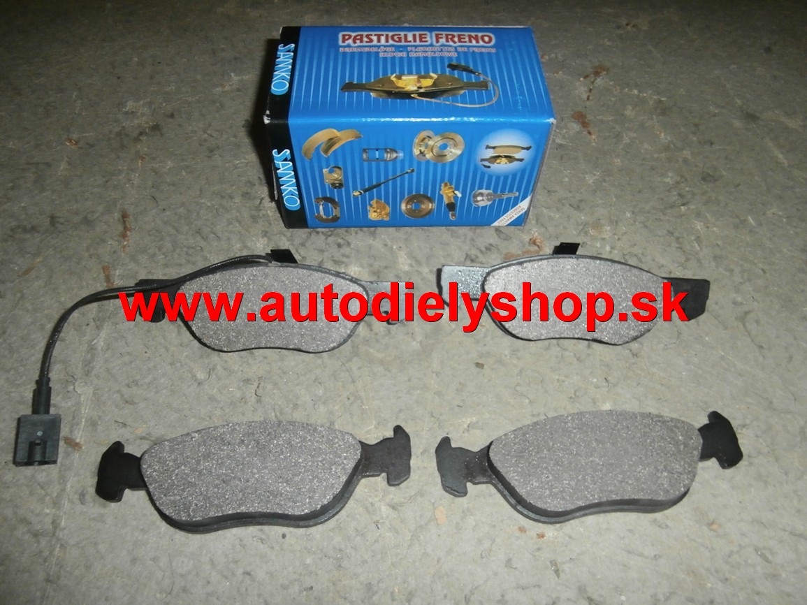 Fiat BRAVO, BRAVA 95- predné brzdové platničky 1,6i-1,8i-1,9D