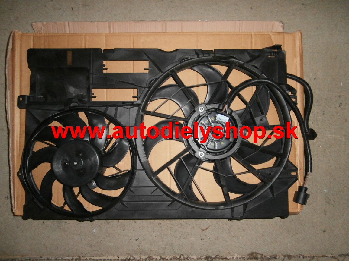 VW TRANSPORTER T5 4/03- ventilátor chladičov komplet