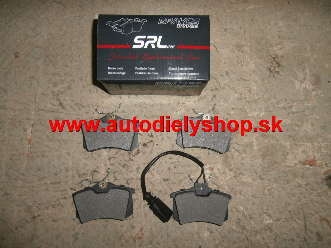 Seat ALTEA 6/04- zadné platničky Sada / SRL /