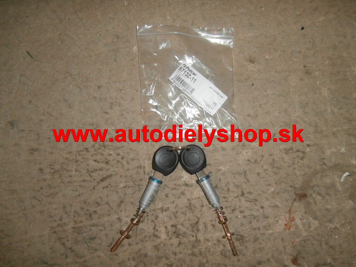 Seat IBIZA,CORDOBA 93-99 2x zámok dverí + 2 x klúč + 2x strmen