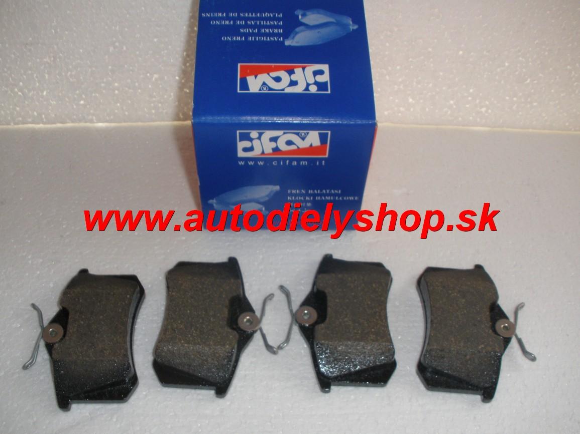  Citroen JUMPER 1/02-06 zadné platničky Sada 