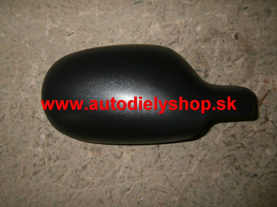 Renault Megane 3/99-11/02 kryt spätného zrkadla Pravý, čierny