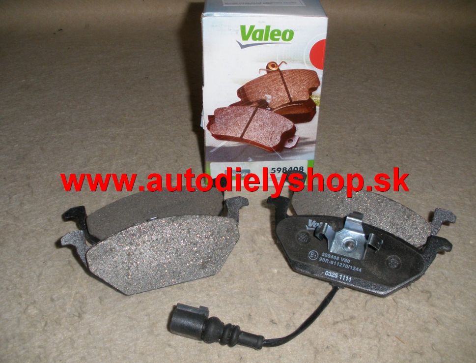 Seat TOLEDO 4/99-11/04 predné platničky Sada / VALEO /