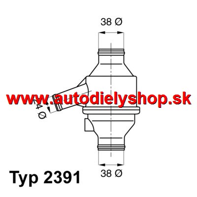 Lada SAMARA 7/86- Termostat Wahler
