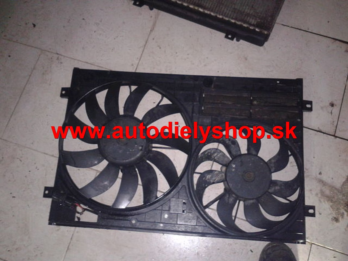 Škoda Fabia 9/99-7/04 ventilátor chladičov 1,2i-1,4i / 345/280mm