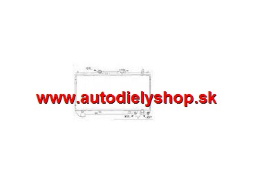 Toyota AVENSIS 10/97-9/00 chladič vodný 2.0i typ-DENSO