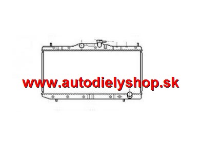 Toyota AVENSIS 10/97-9/00 chladič vodný 2.0 TD