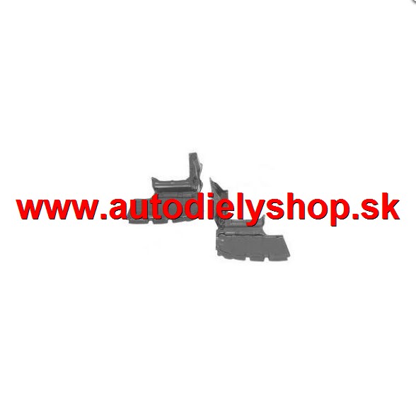 Toyota AVENSIS 6/03-6/06 kryt pod motor pravý ( 1.6-1.8-2.0i)