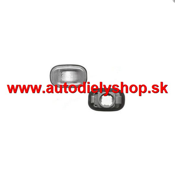Toyota Corolla 9/92-7/97 Bočné smerovky SADA (Biele)