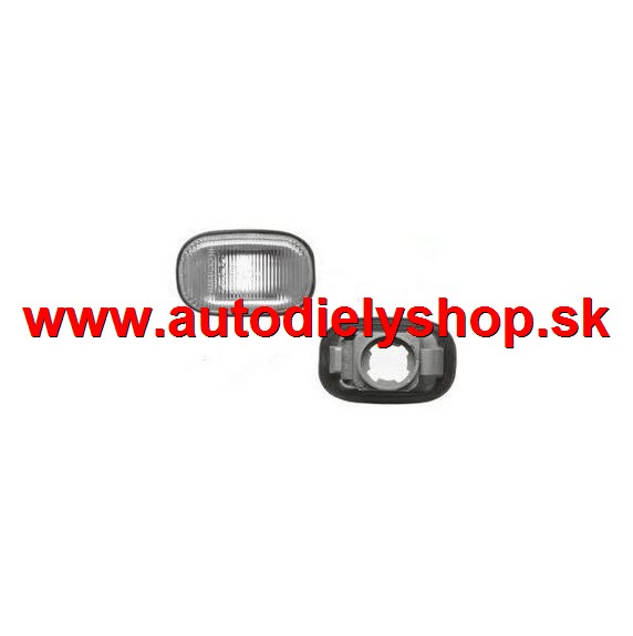 Toyota COROLLA 7/97-1/00 Bočné smerovky SADA (Biele)