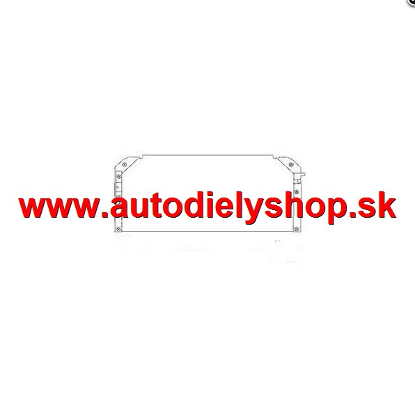 Toyota COROLLA 7/97-1/00 Chladič klimatizácie (pre všetky typy)