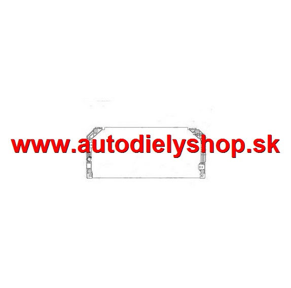 Toyota COROLLA 7/97-1/00 Chladič klimatizácie (pre všetky typy)