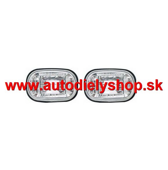 Toyota COROLLA 3/5dv 3/02-6/04 bočné smerovky SADA Priehladné