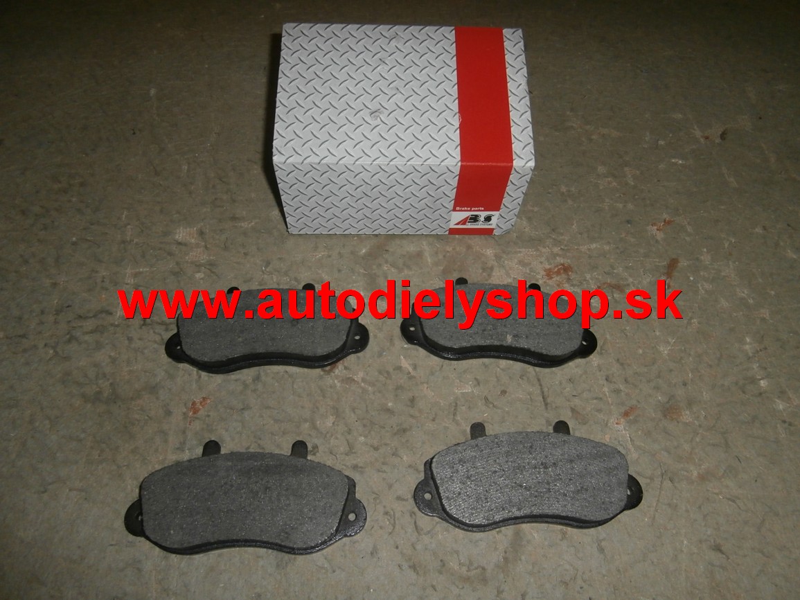  Fiat Punto 93-8/99 Predné platničky sada / ABS/ typ Bendix 