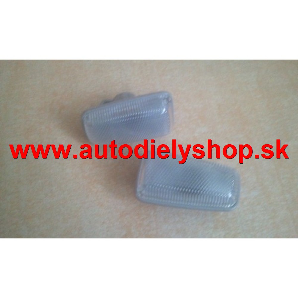 Peugeot 106 6/96 - bočné smerovky biele matné Sada L+P
