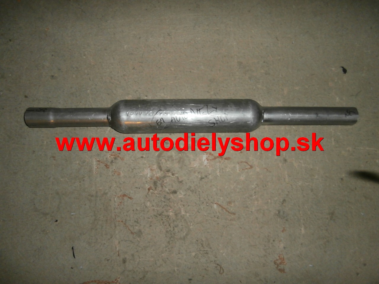 VW GOLF II 8/83-7/92 stred výfuku 1,6TD