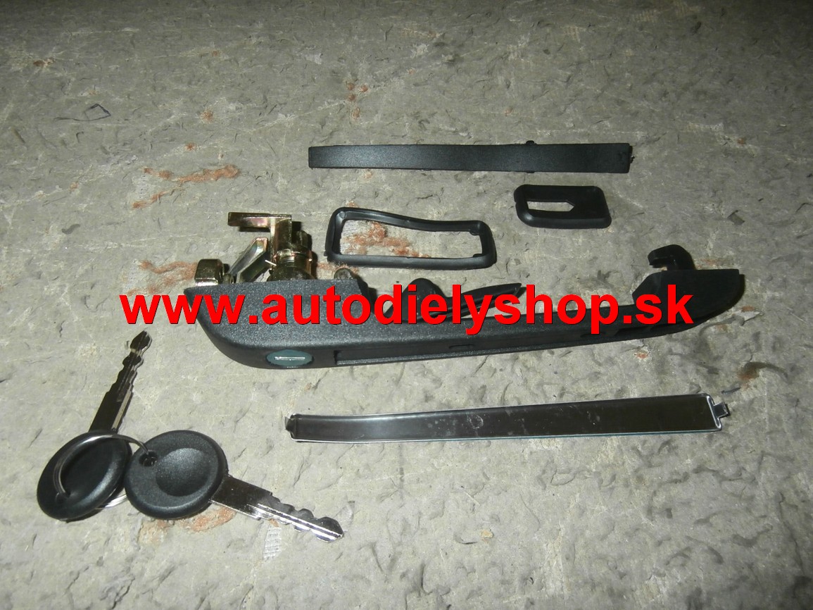 VW GOLF II 8/83-7/92 klučka Pravá predná+zámok+2x klúč