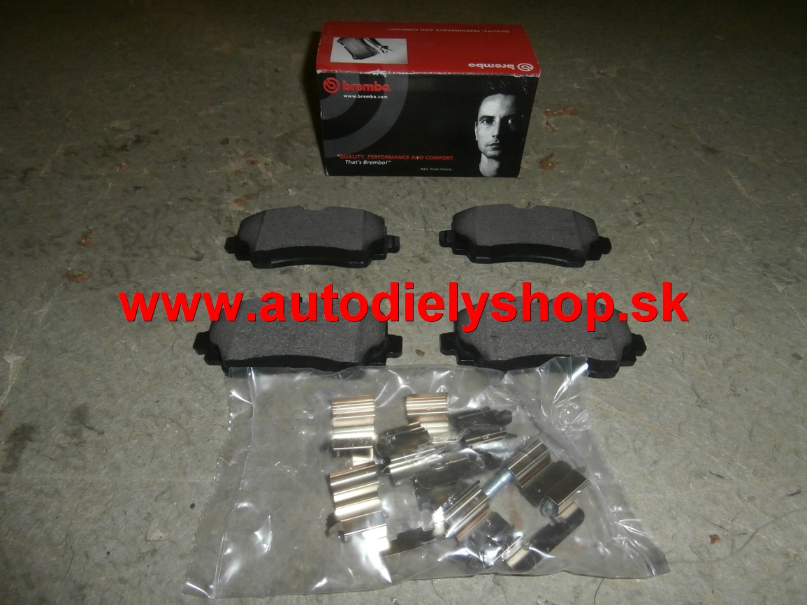  MERCEDES BENZ A W168 10/97-8/04- PREDNÉ PLATNIČKY SADA /A.B.S./