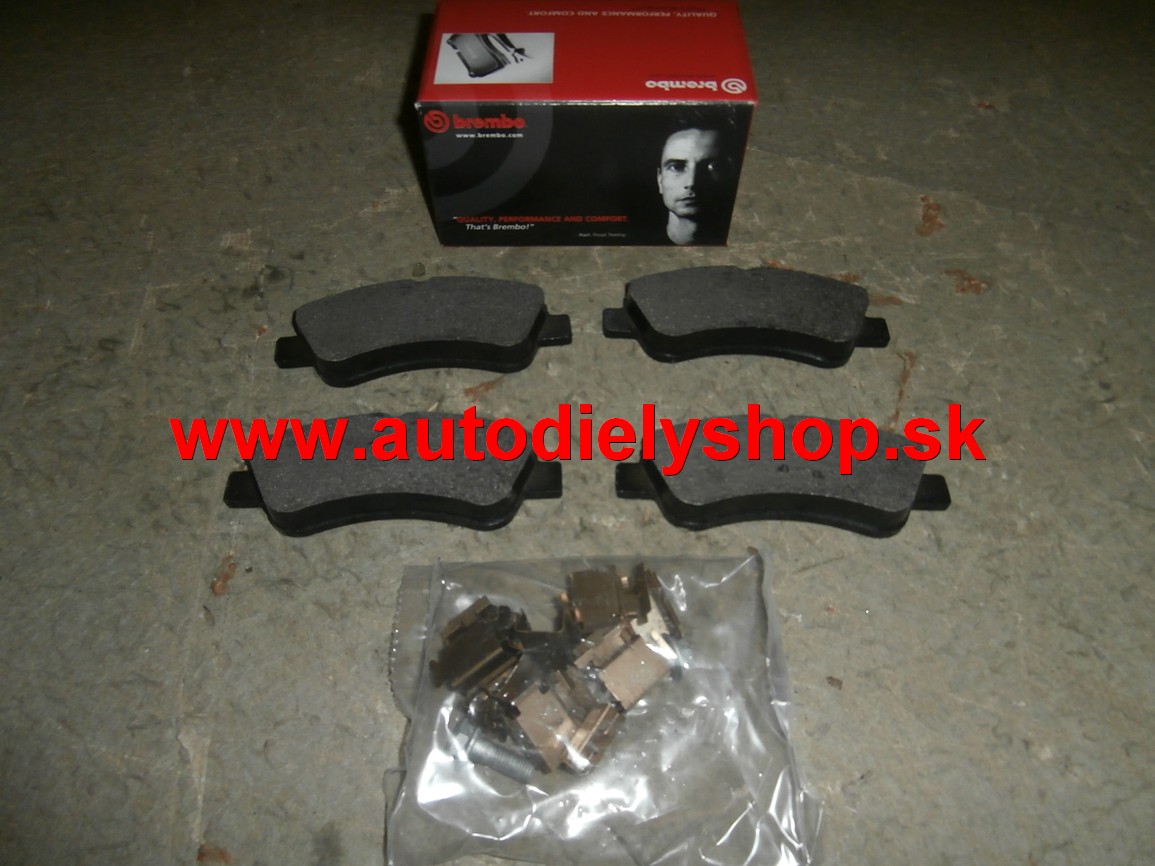  Peugeot 207 5/06- predné platničky /BREMBO/