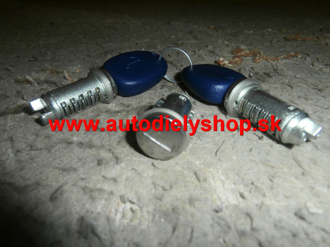 Fiat MULTIPLA 1/99-9/04 3x zámok dverí + 2 x klúč