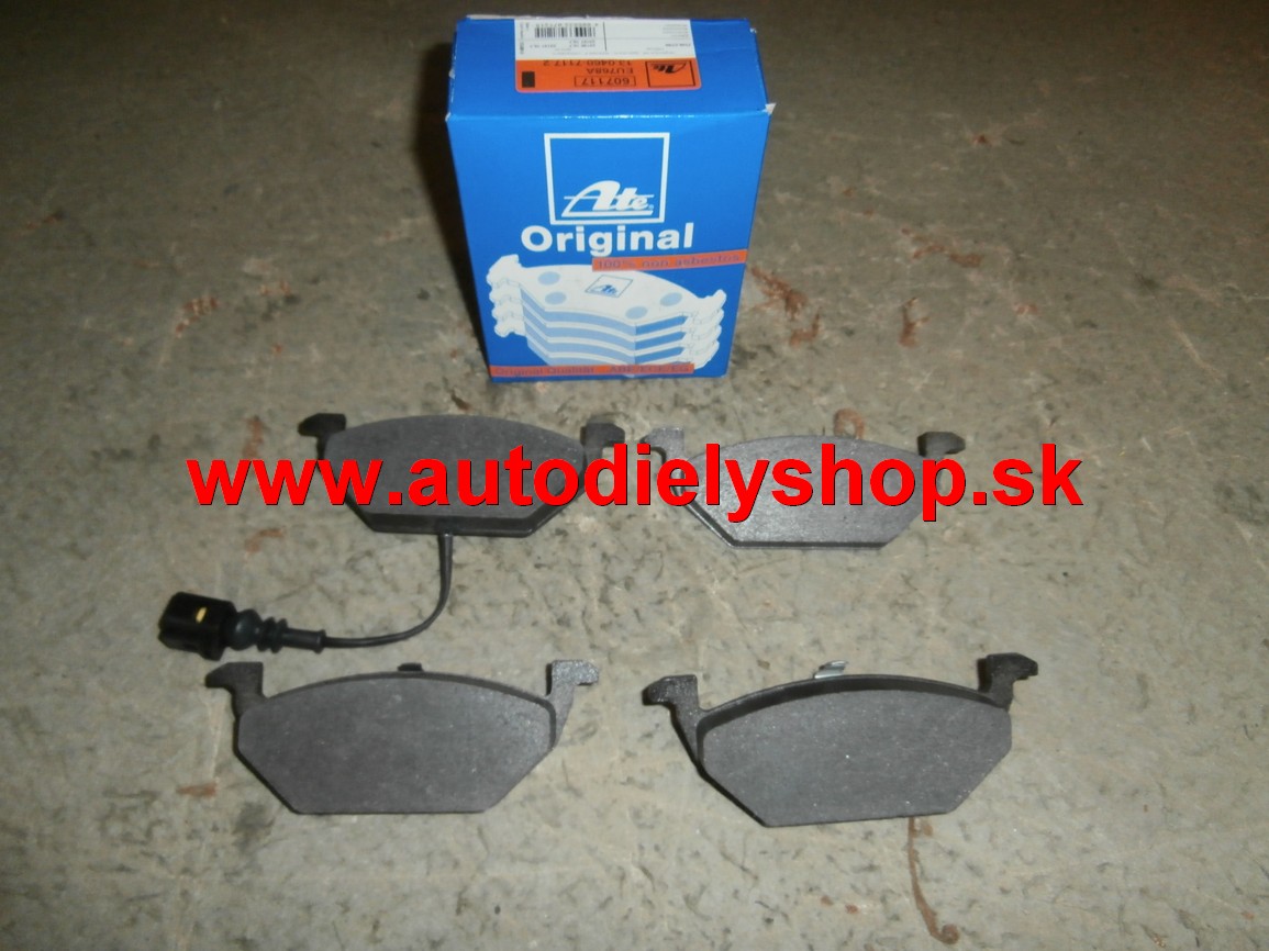 Seat LEON 9/05-Predné platničky sada ATE/ brzdový system Volkswagen/