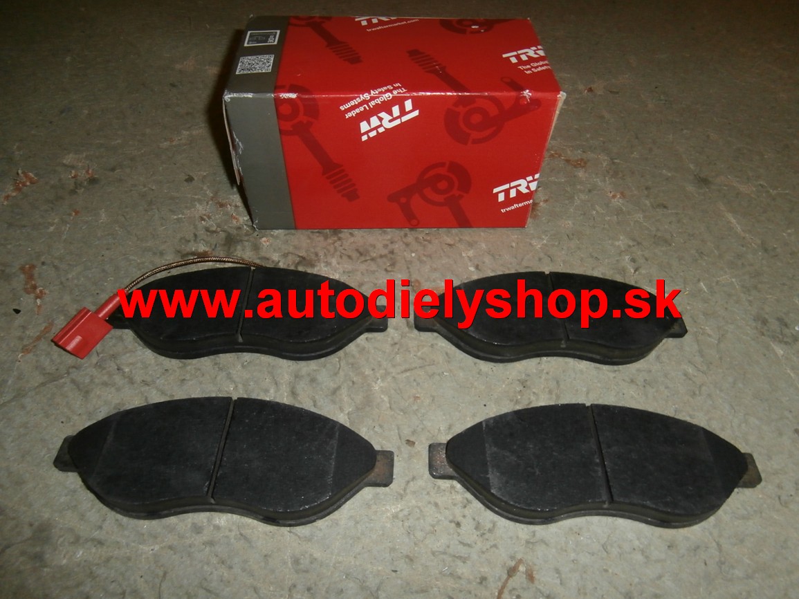 Peugeot BOXER 06- predné platničky Sada 1,2t-1,6t / TRW /