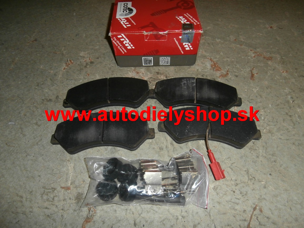 Citroen JUMPER 06- Brzdové platničky predné, sada L+P /TRW/