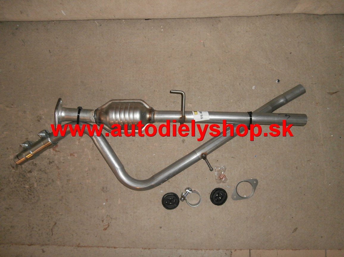 Fiat DOBLO 5/01-10/05 Predná časť výfuku s katalyzatorom  1,9 D/46kw 