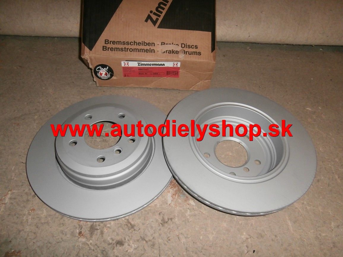 BMW 5 E60/E61  8/03- zadné kotúče sada L+P