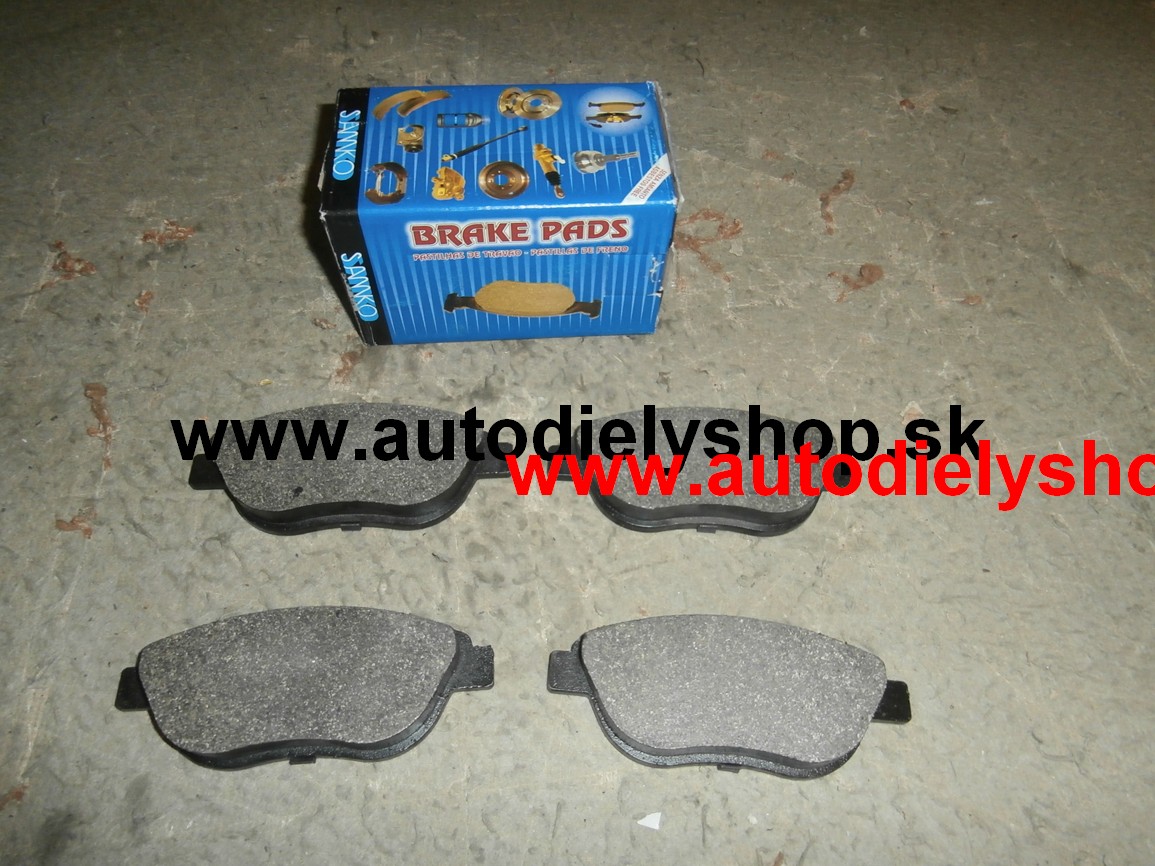  Peugeot 307 01-05 predné platničky bez ESP / VALEO / 